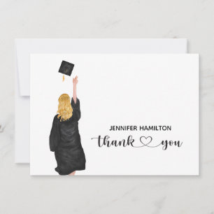 Correspondance Carte de remerciements de diplôme