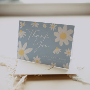 Correspondance Carte de remerciements Dusty Blue Daisy