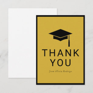 Correspondance Carte de remerciements minimaliste de graduation p