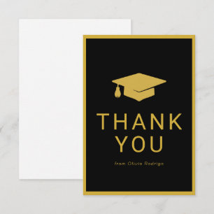 Correspondance Carte de remerciements minimaliste de graduation p