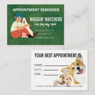 Correspondance Carte de rendez-vous personnalisée pour les entrep