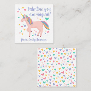 Correspondance Carte de Saint-Valentin Magical Unicorn Kids