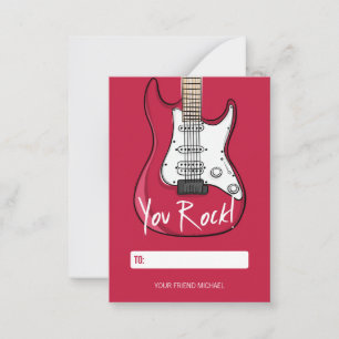 Correspondance Carte de Saint-Valentin pour enfants Rock, 100pk