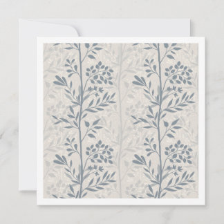 Correspondance Carte de silhouettes florales neutres et élégantes