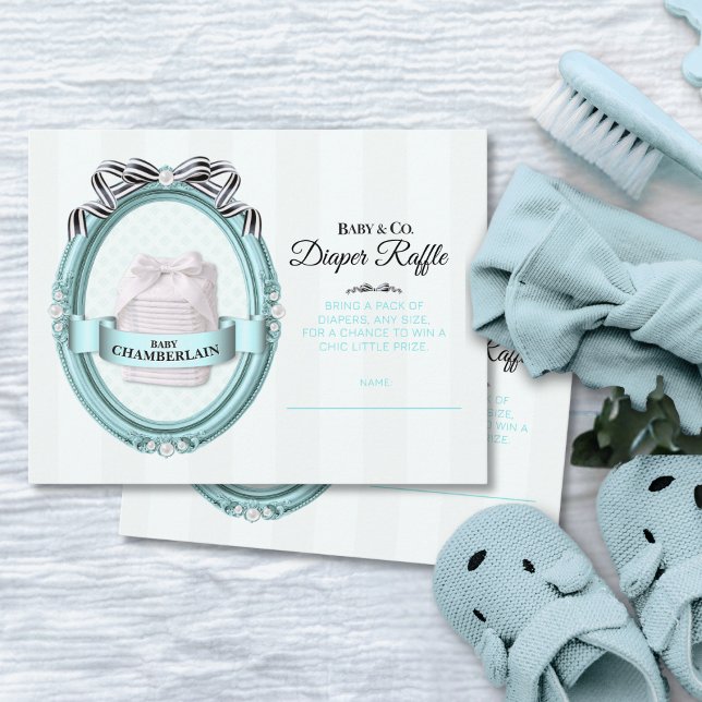 Correspondance Carte de tombola de couches Baby & Co. (Créateur téléchargé)