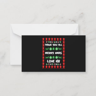 Correspondance Carte de vacances Cadeaux de Noël des RH d'entrepr