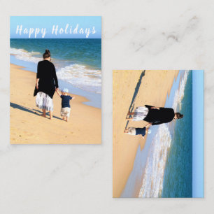 Correspondance Carte de vacances Joyeuses Fêtes personnalisée ave