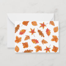 Carte de vœux aux feuilles aquarelles