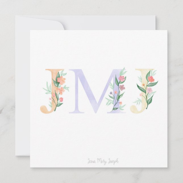 Correspondance Carte de voeux catholique JMJ (Devant)