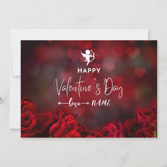 Correspondance Carte de vœux de la Saint-Valentin (Devant)