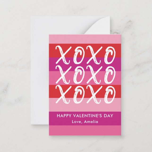 Correspondance Carte de vœux de la Saint-Valentin pour la classe  (Devant)