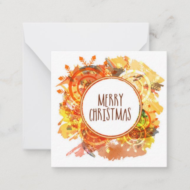 Correspondance Carte de vœux de Noël (Devant)