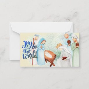 Correspondance Carte de vœux de Noël avec Nativité