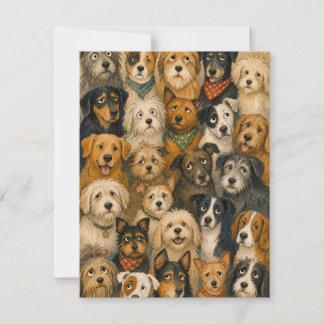 Correspondance Carte de vœux fantaisiste pour les amoureux des ch