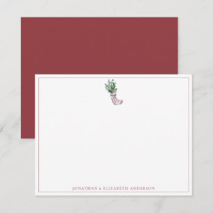Correspondance Carte de vœux festive de stock de l'hiver