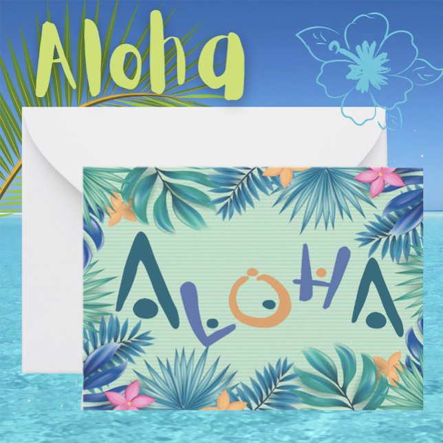 Correspondance Carte de voeux Hawaiian Aloha (Créateur téléchargé)