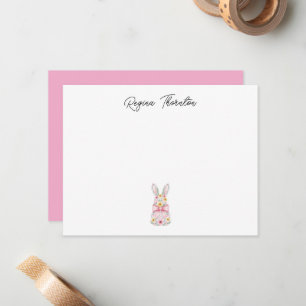Correspondance Carte de vœux personnalisée avec fleurs pour le la