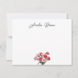 Correspondance Carte de vœux personnalisée avec œillet