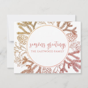 Correspondance Carte de vœux personnalisée pour les Fêtes