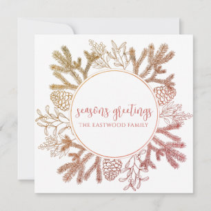 Correspondance Carte de vœux personnalisée pour les Fêtes