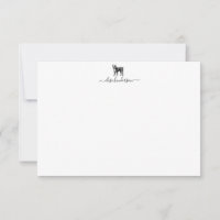 Carte de vœux personnalisée vintage chien Boston T