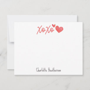 Correspondance Carte de vœux personnalisée xoxo