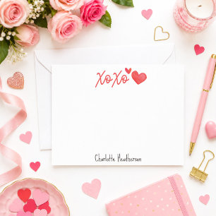 Correspondance Carte de vœux personnalisée xoxo