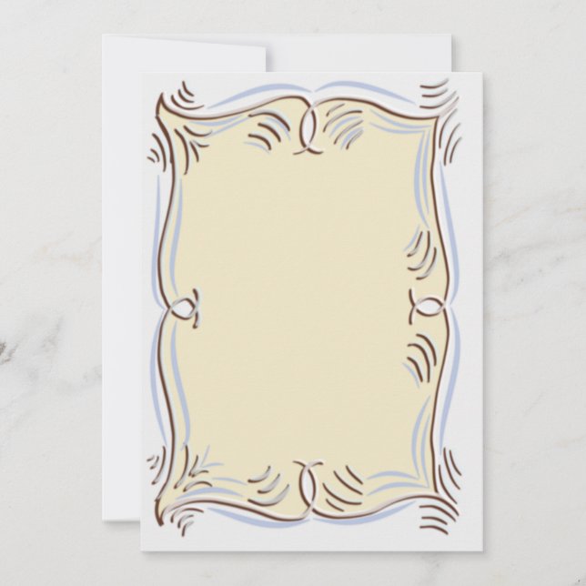 Correspondance carte de vœux plate (Devant)