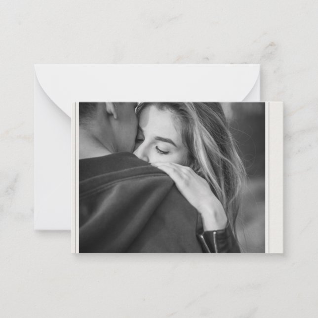 Correspondance Carte de vœux pour couple romantique (Devant)