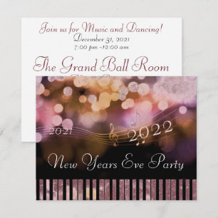 Correspondance carte de vœux pour la soirée du Nouvel An