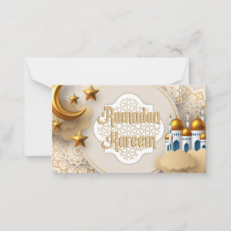 Correspondance Carte de voeux Ramadan Kareem