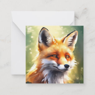 Correspondance Carte de vœux Renard Mignon