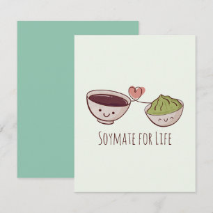 Correspondance Carte de vœux Soymate pour la vie