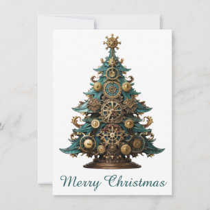 Correspondance Carte de voeux Steampunk Christmas Tree