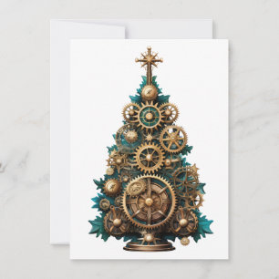 Correspondance Carte de voeux Steampunk Christmas Tree