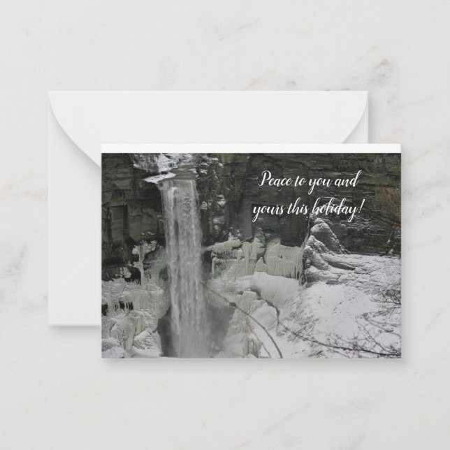 Correspondance Carte de vœux - Taughannock Falls (Devant)