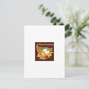 Correspondance Carte de voeux Thanksgiving