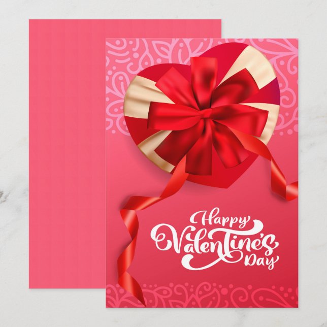 Correspondance Carte de voeux Valentine (Devant / Derrière)