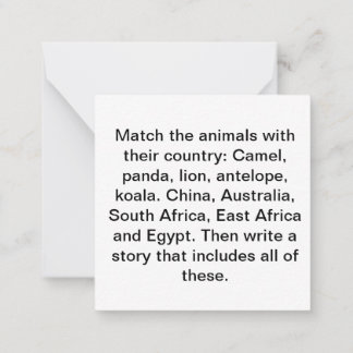 Correspondance Carte d'idée de l'histoire