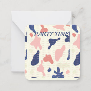 Correspondance Carte d'invitation à l'heure de la fête