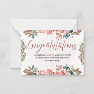 Correspondance Carte d'invitation pour célébration de félicitatio