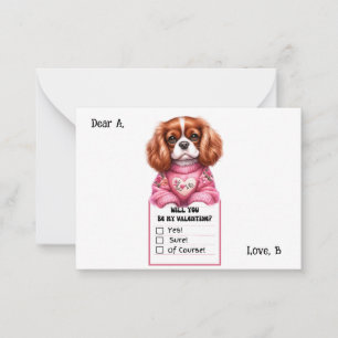 Correspondance Carte personnalisable de la Saint-Valentin Cavalie