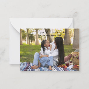 Correspondance Carte personnalisée de fête des mères avec photo p