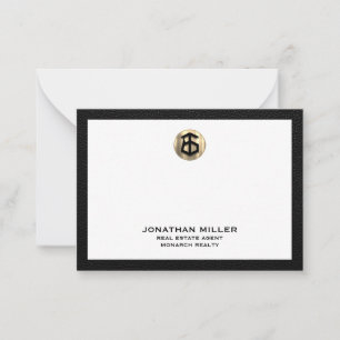 Correspondance Carte pour notes de l'agent immobilier personnalis