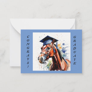 Correspondance Carte pour notes de l'illustration du Cheval