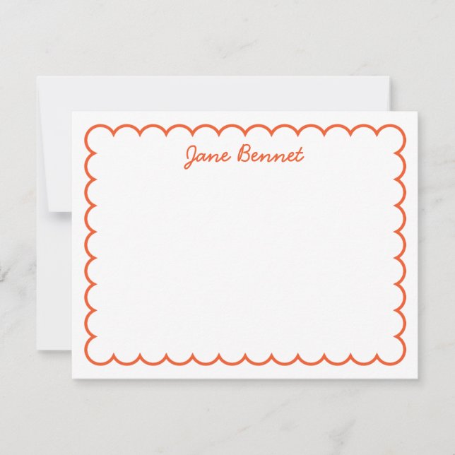 Correspondance Carte pour notes de paille (Devant)