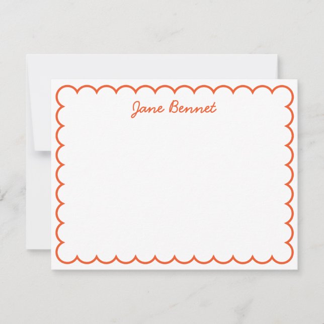 Correspondance Carte pour notes de paille (Devant)