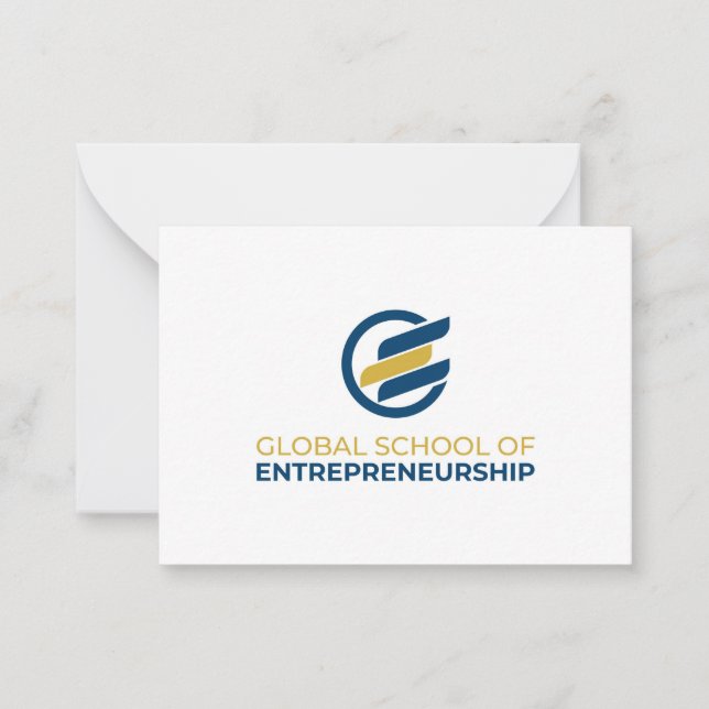 Correspondance Carte pour notes de papeterie GSE (Devant)