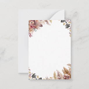 Correspondance Carte Rustique de note florale de la vache sainte