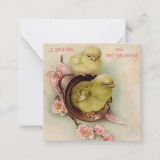 Correspondance Carte vintage de la Saint-Valentin